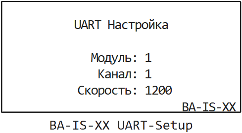 uart setup ru