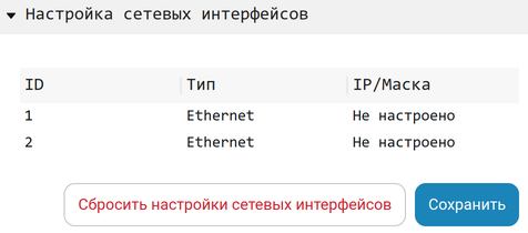 ritm manager network interfaces